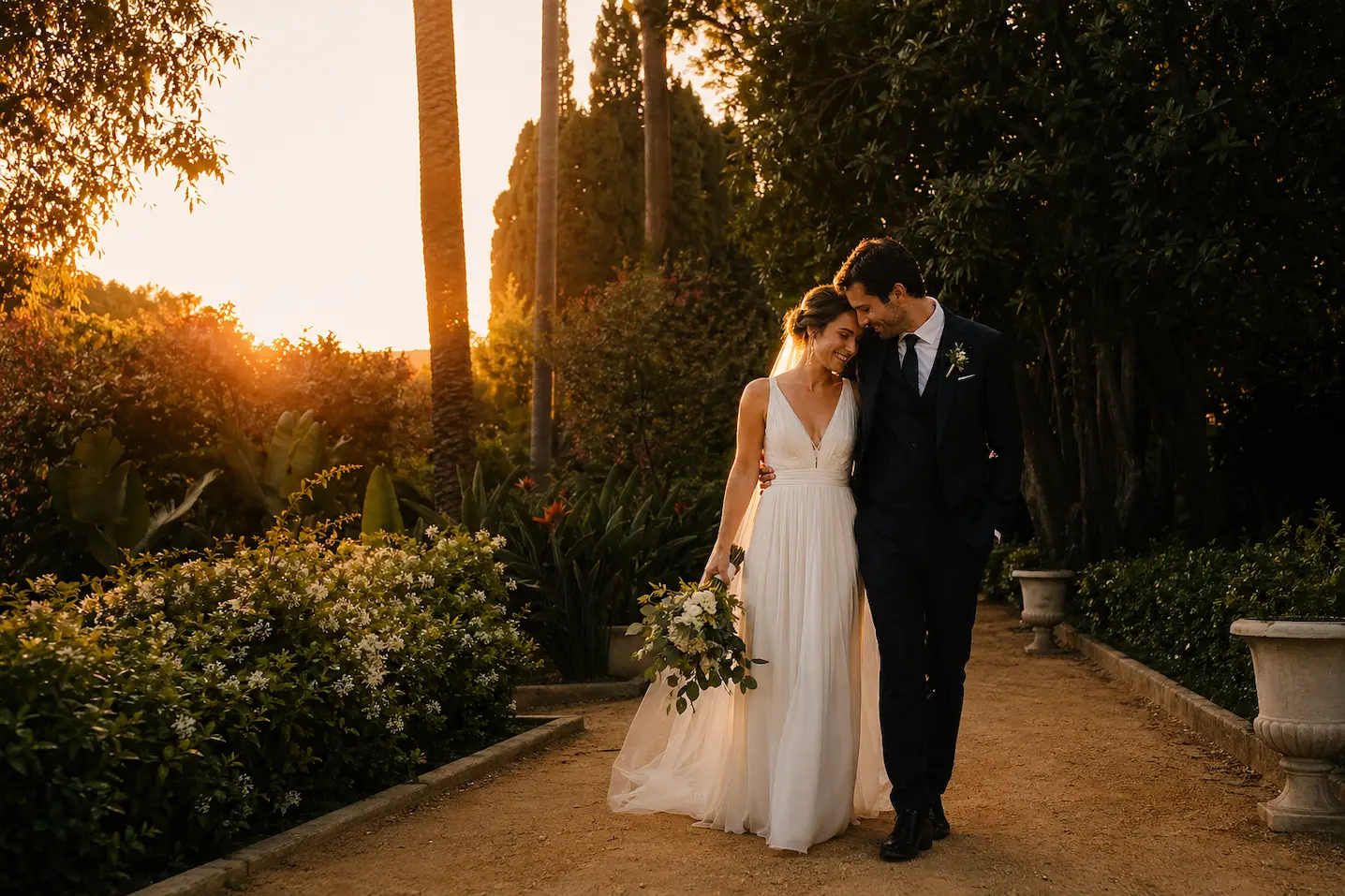 Fotografía de bodas en Málaga con estilo natural y elegante