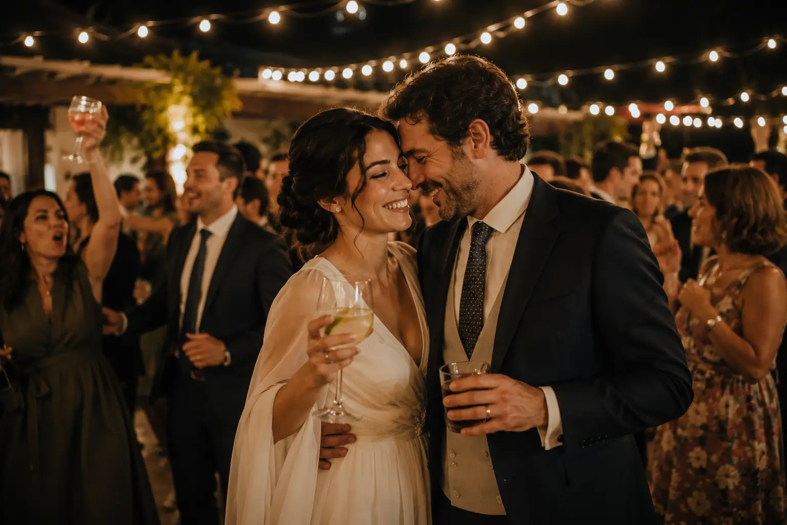 Celebración de boda natural y elegante en Málaga