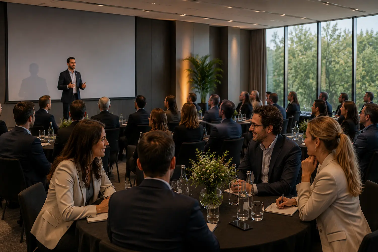 Fotografía de evento corporativo profesional en Málaga