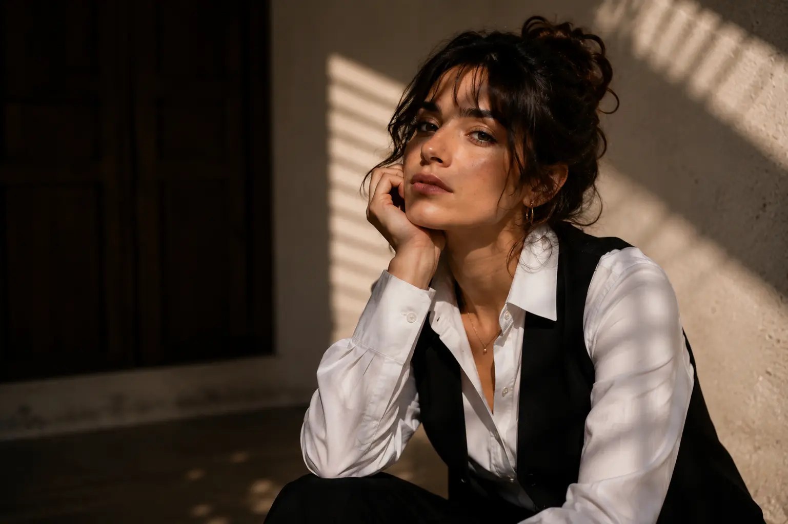 Retrato personal con luz natural realizado en Málaga